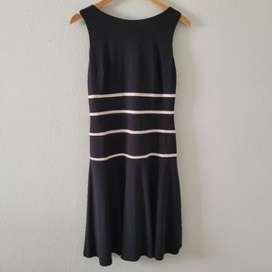 Ralph Lauren black and white striped dress